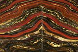 Polished Tiger Iron Stromatolite Bookends - Billion Years #129427-2
